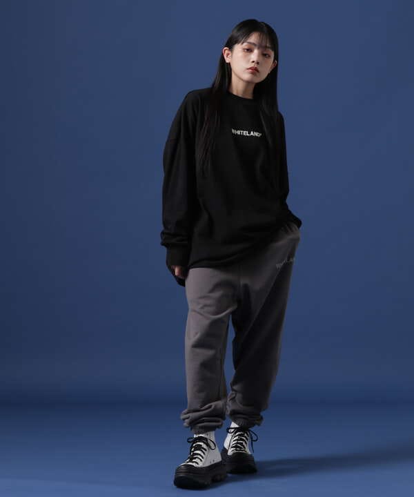 【WEB&DEPOT限定】WHITELAND/ホワイトランド/LOGO SWT PT/ロゴスウェット