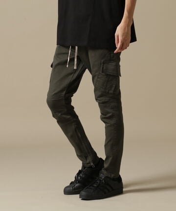 【WEB&DEPOT限定】DankeSchon/ST TWILL ZIP GARGO PANTS