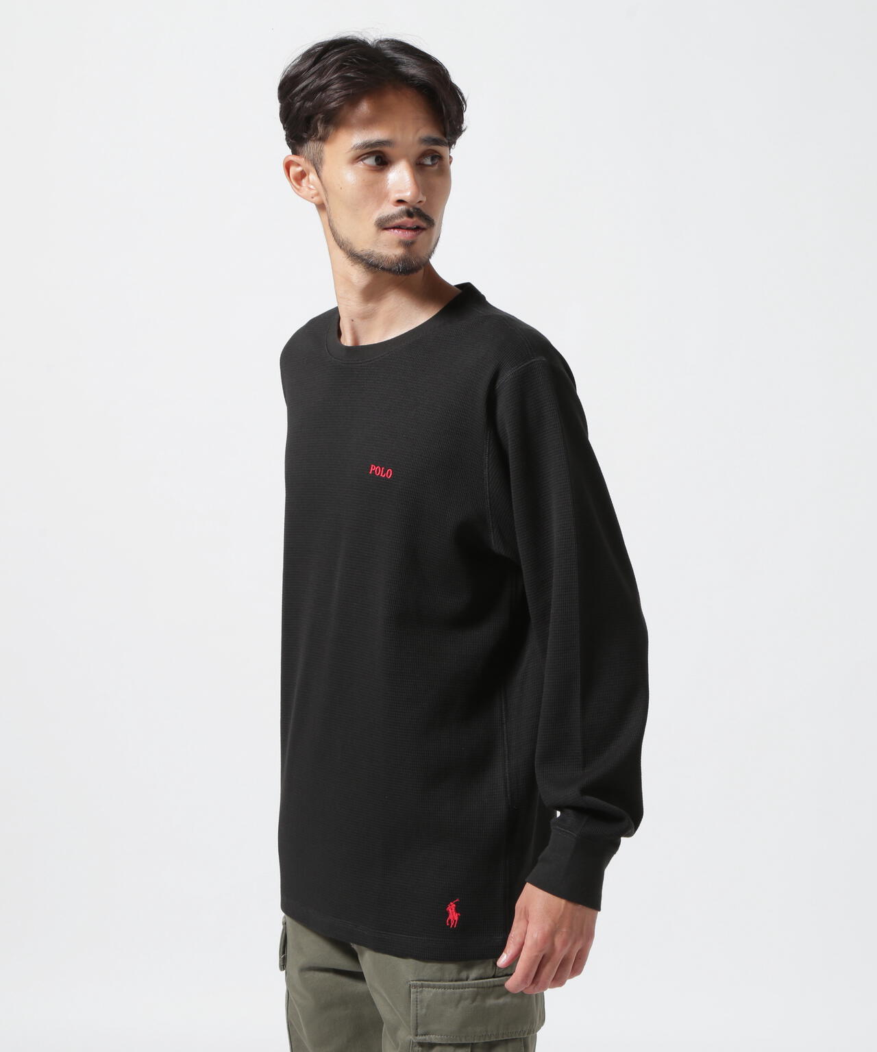 POLO RALPH LAUREN/ポロラルフローレン/Waffle Long Sleeve CrewNeck 