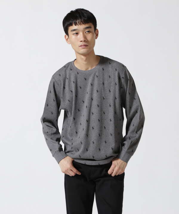 POLO RALPH LAUREN/ポロラルフローレン/Waffle Long Sleeve Crew Neck/クルーネックシャツ