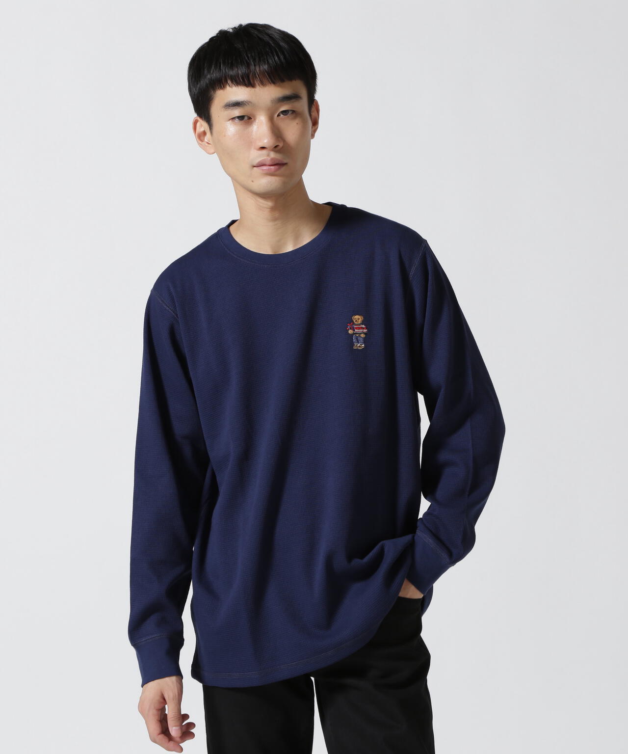 POLO RALPH LAUREN/ポロラルフローレン/Holiday Bear Waffle L/S C