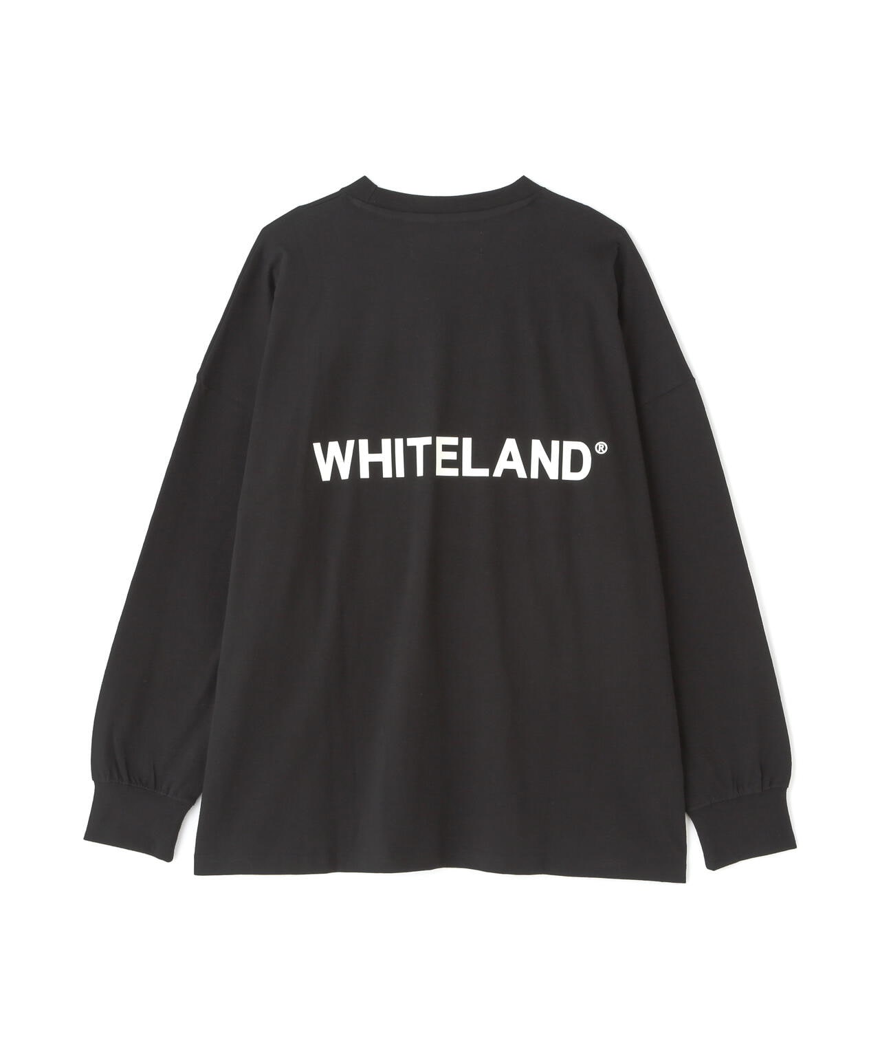 【WEB&DEPOT限定】WHITELAND/ホワイトランド/LOGO LST/ロゴロングスリーブT