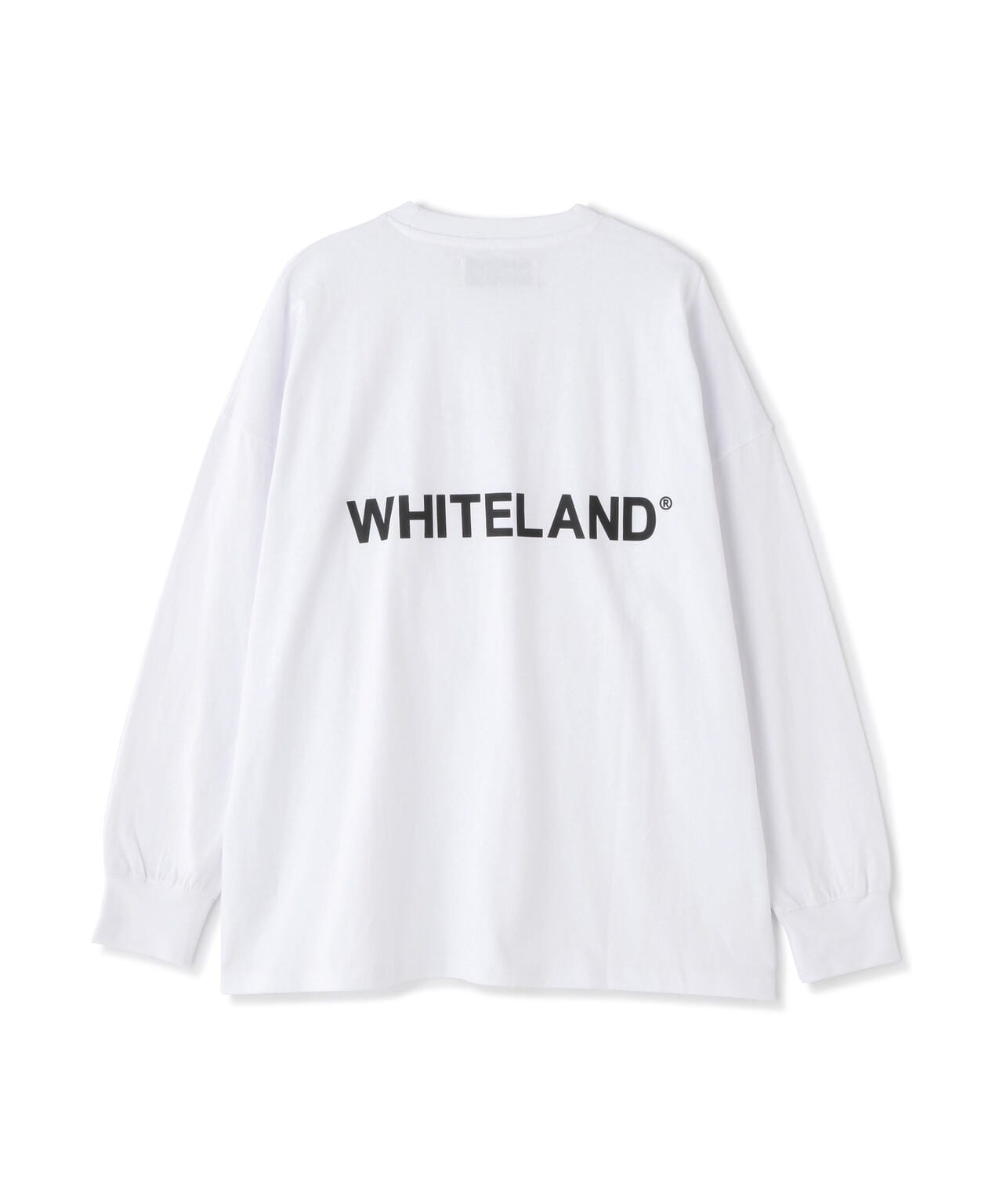 【WEB&DEPOT限定】WHITELAND/ホワイトランド/LOGO LST/ロゴロングスリーブT