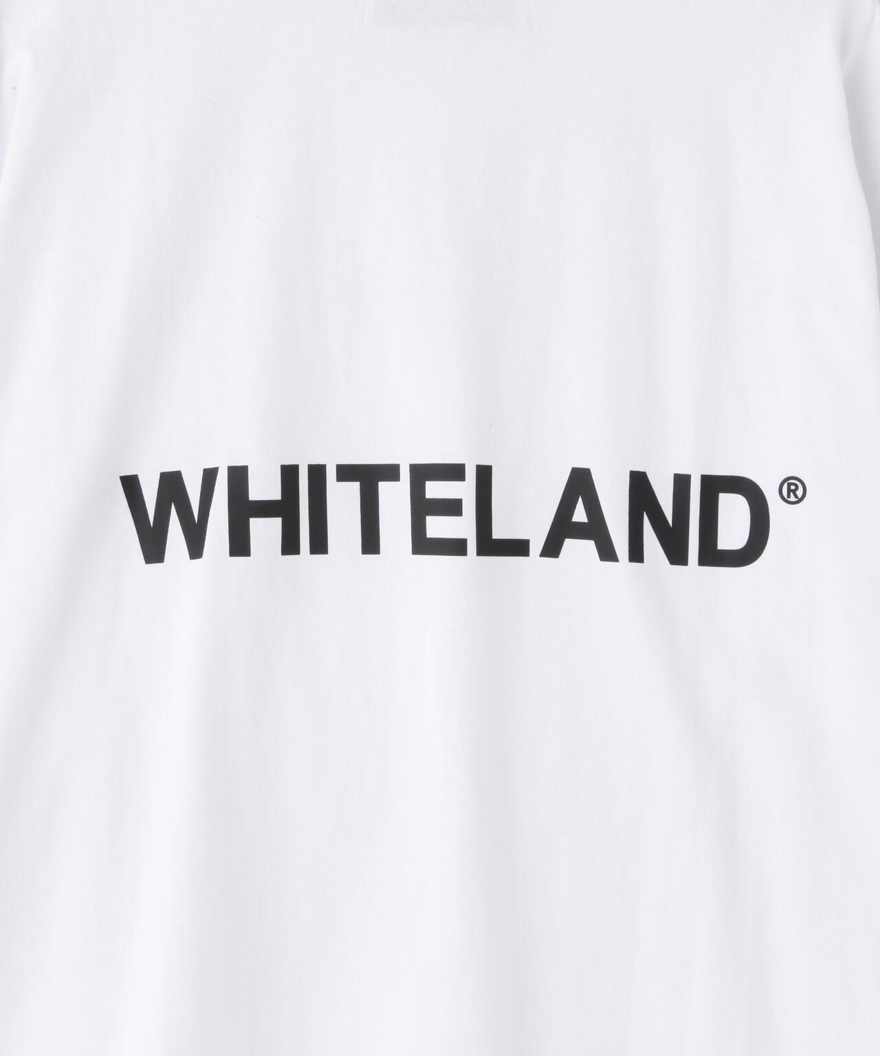 【WEB&DEPOT限定】WHITELAND/ホワイトランド/LOGO LST/ロゴロングスリーブT