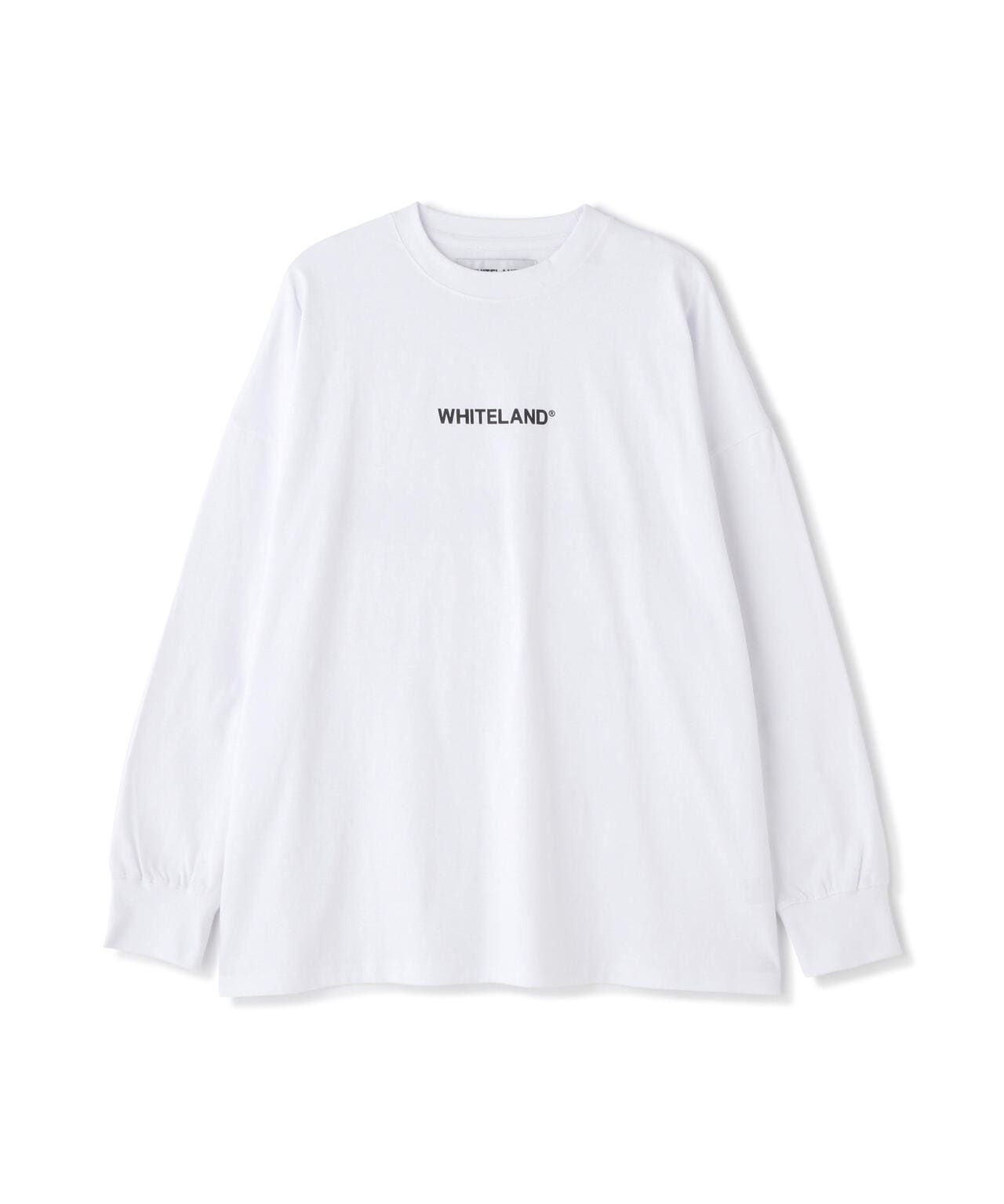 【WEB&DEPOT限定】WHITELAND/ホワイトランド/LOGO LST/ロゴロングスリーブT