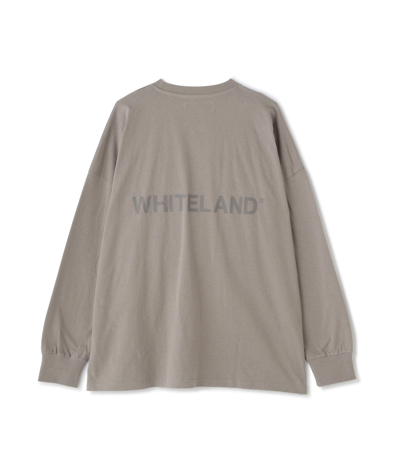 【WEB&DEPOT限定】WHITELAND/ホワイトランド/LOGO LST/ロゴロングスリーブT