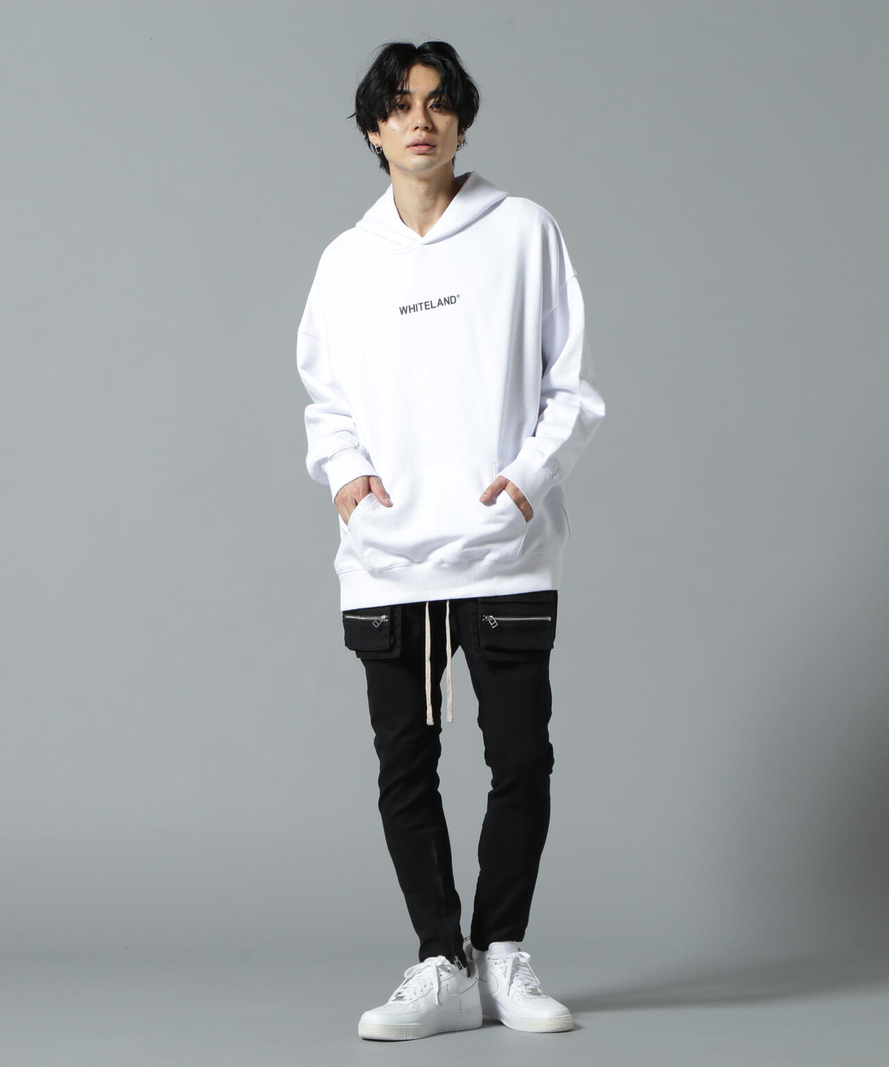 【WEB&DEPOT限定】WHITELAND/ホワイトランド/LOGO SWT HOODIE/ロゴ