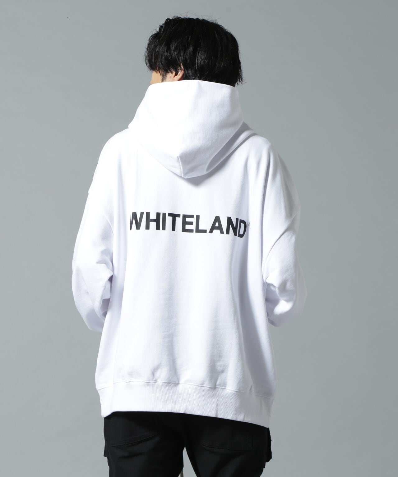 【WEB&DEPOT限定】WHITELAND/ホワイトランド/LOGO SWT HOODIE/ロゴ