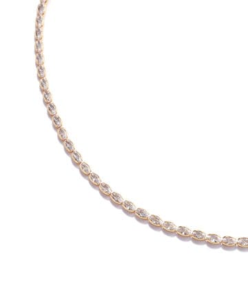 MIKSHIMAI/ミクシマイ/CUBIC ZIRCONIA CHAIN 002 NECKLACE/ネックレス