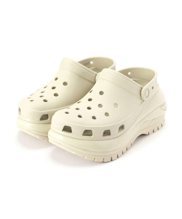 大注目】 crocs クロックス メガ クラッシュ クロッグ 24cm ホワイト