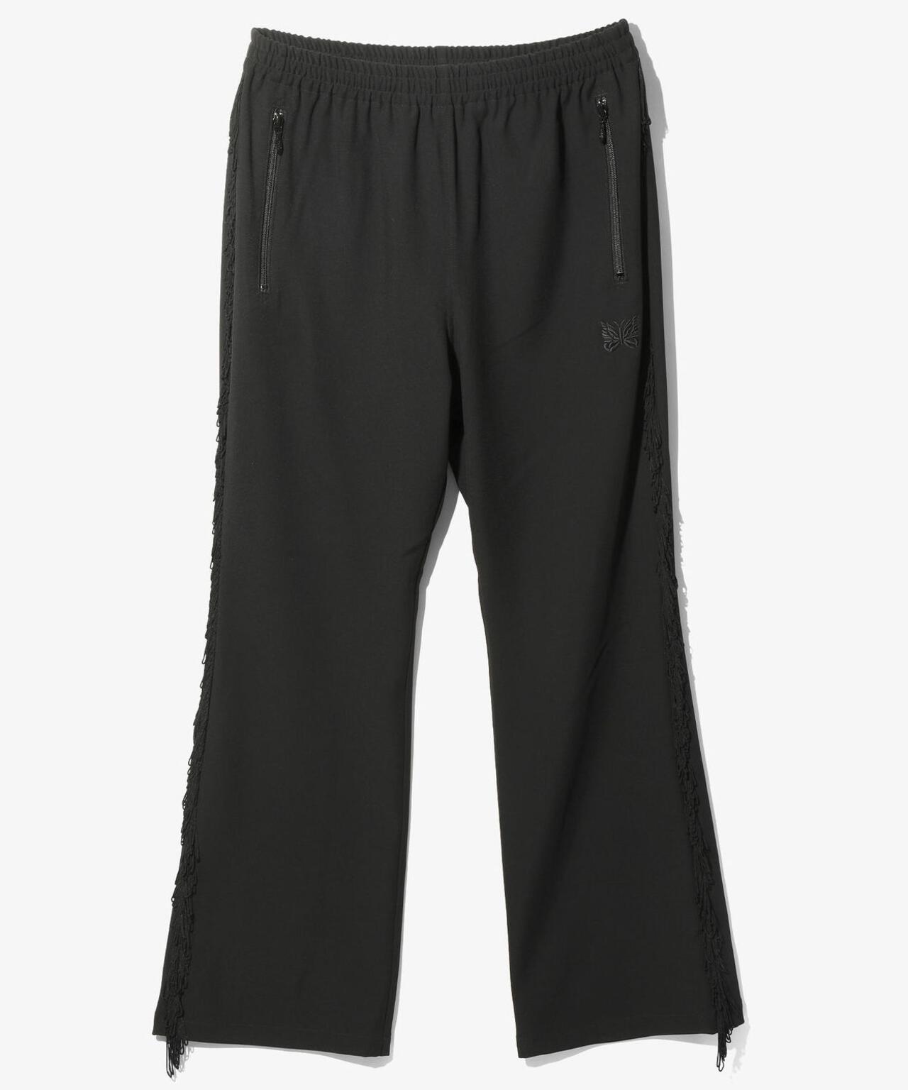 Needles Black Fringe Boot-Cut Track Sweatpants Needles