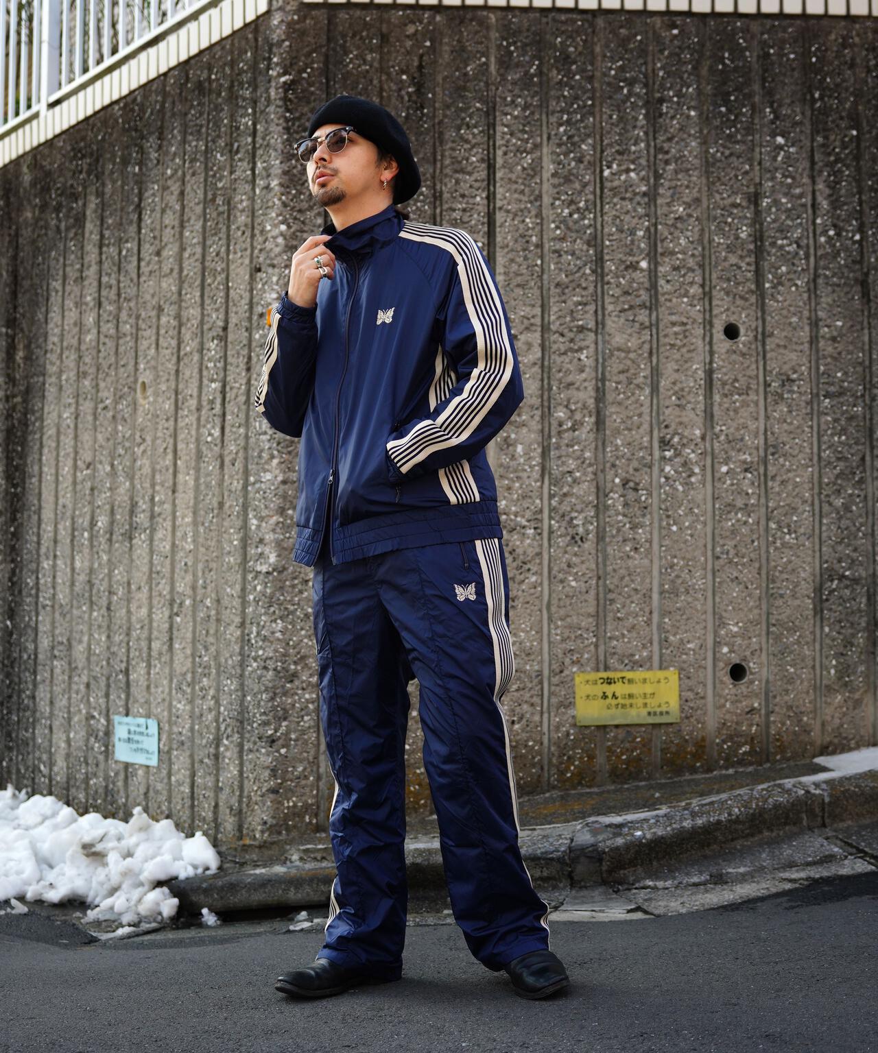 Needles track pants navy L ニードルズ正規品です - www.ietp.com