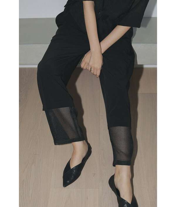 MANOF/マノフ/SHEER HEM PANTS