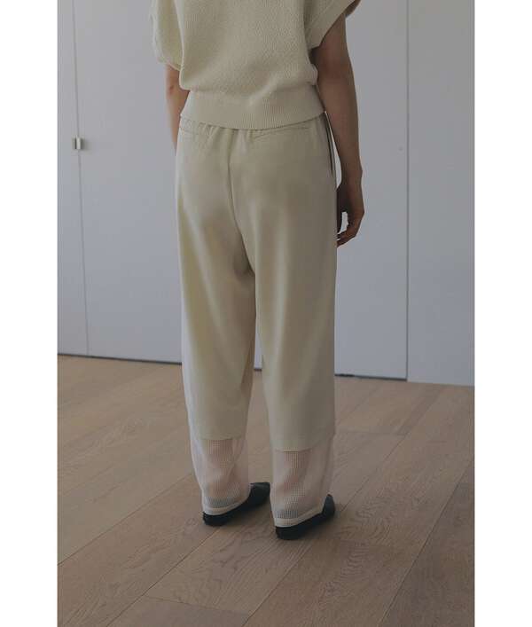 MANOF/マノフ/SHEER HEM PANTS