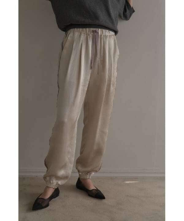 MANOF/マノフ/SIDE LINE SPORTS SATIN PANTS