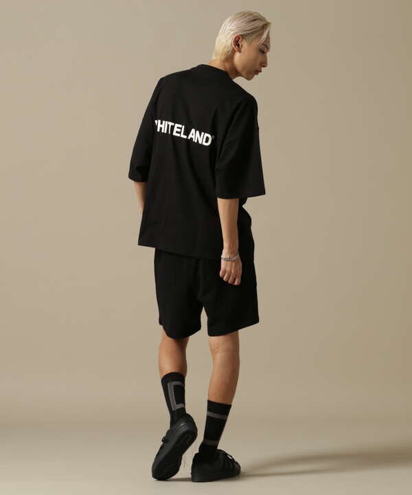 WEB&DEPOT限定/WHITELAND/ホワイトランド/OWL/LOGO SWT SHORTS/ロゴ スウェットショーツ