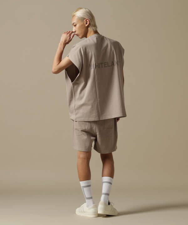 WEB&DEPOT限定/WHITELAND/ホワイトランド/OWL/LOGO SWT SHORTS/ロゴ スウェットショーツ