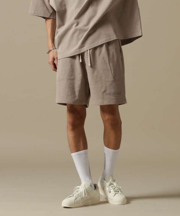 WEB&DEPOT限定/WHITELAND/ホワイトランド/OWL/LOGO SWT SHORTS/ロゴ スウェットショーツ