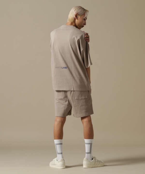 WEB&DEPOT限定/WHITELAND/ホワイトランド/OWL/COLOR LOGO SWT SHORTS/カラーロゴショーツ