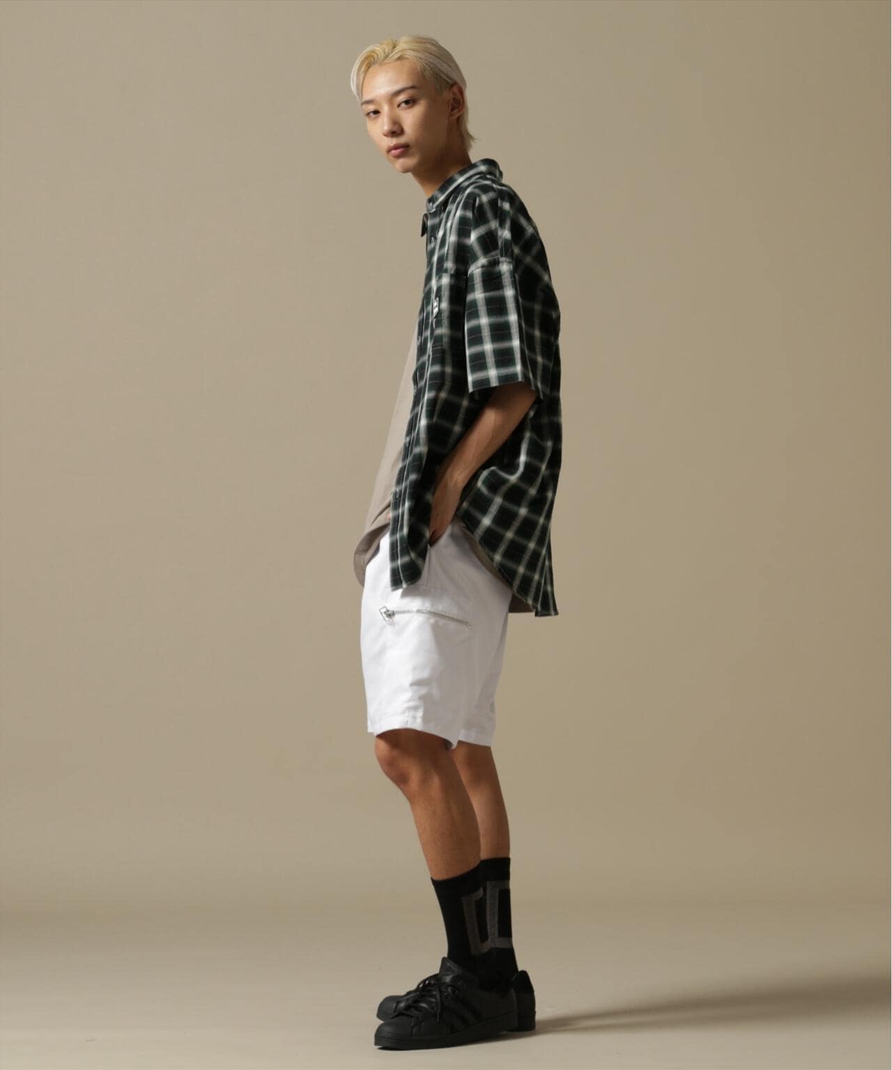 【WEB&DEPOT限定】DankeSchon/PT TWILL ZIPCARGO SHORTS