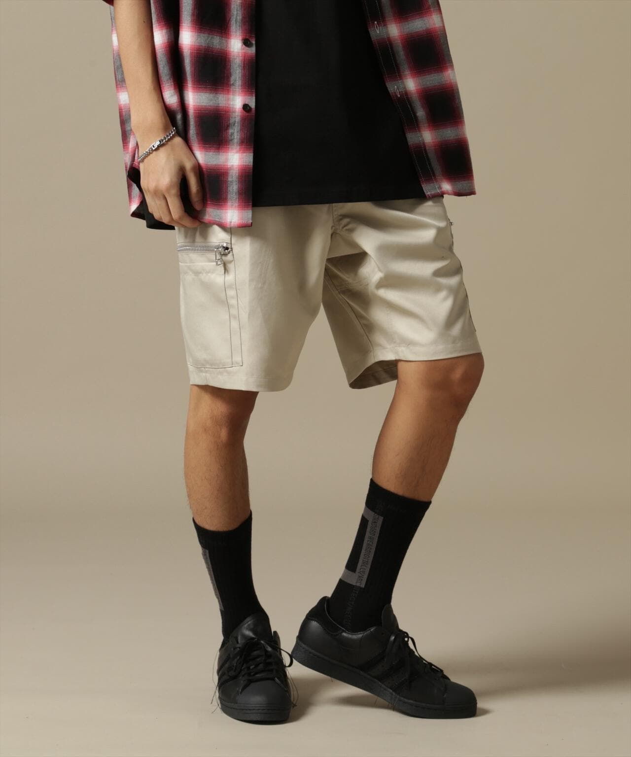 【WEB&DEPOT限定】DankeSchon/PT TWILL ZIPCARGO SHORTS