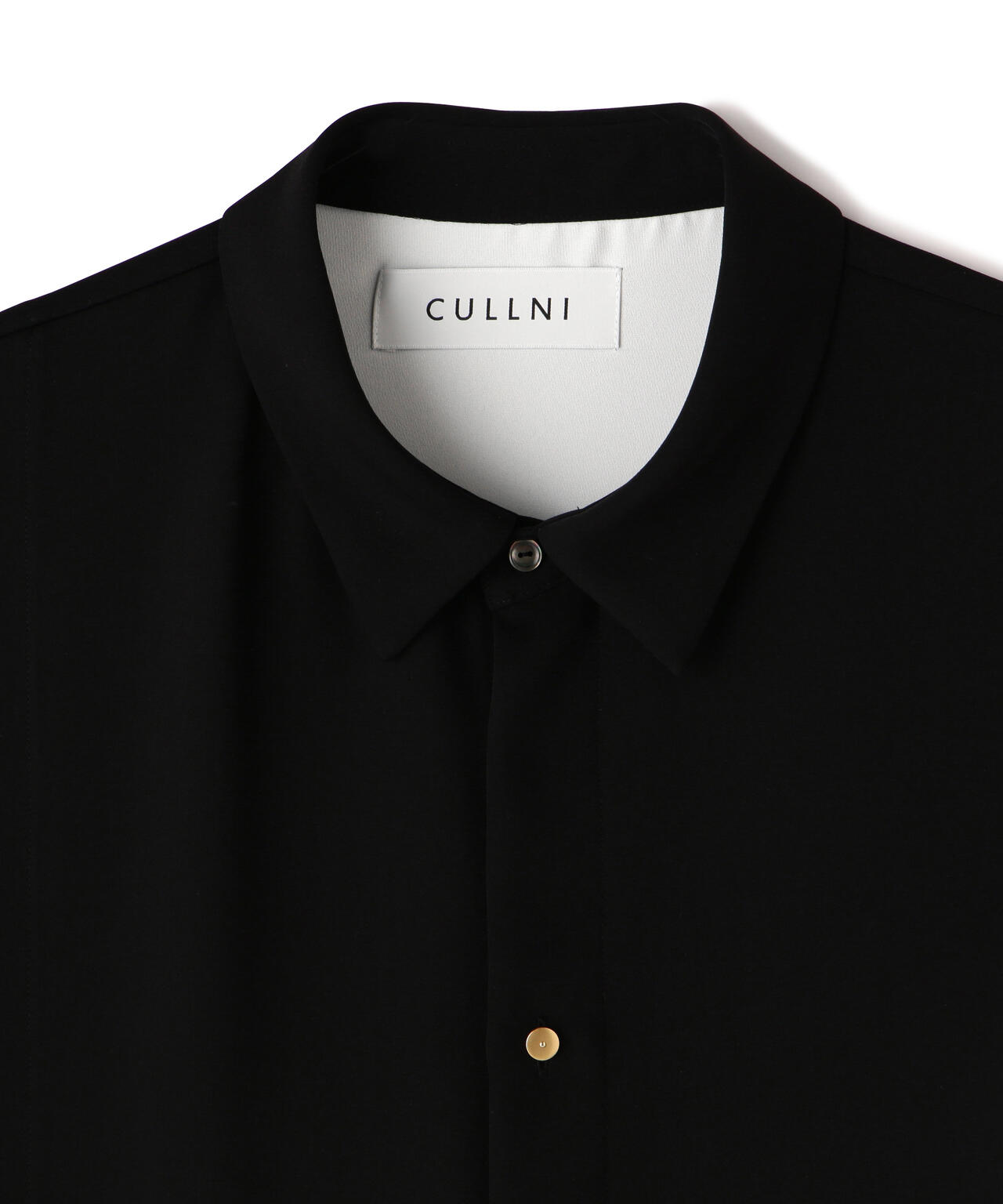 CULLNI/クルニ/Double Cloth Asymmetrical Stripe Shirt