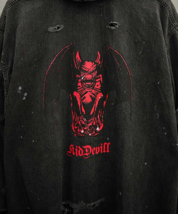 KIDILL/キディル/DESTROY PULLOVER DENIM SHIRT