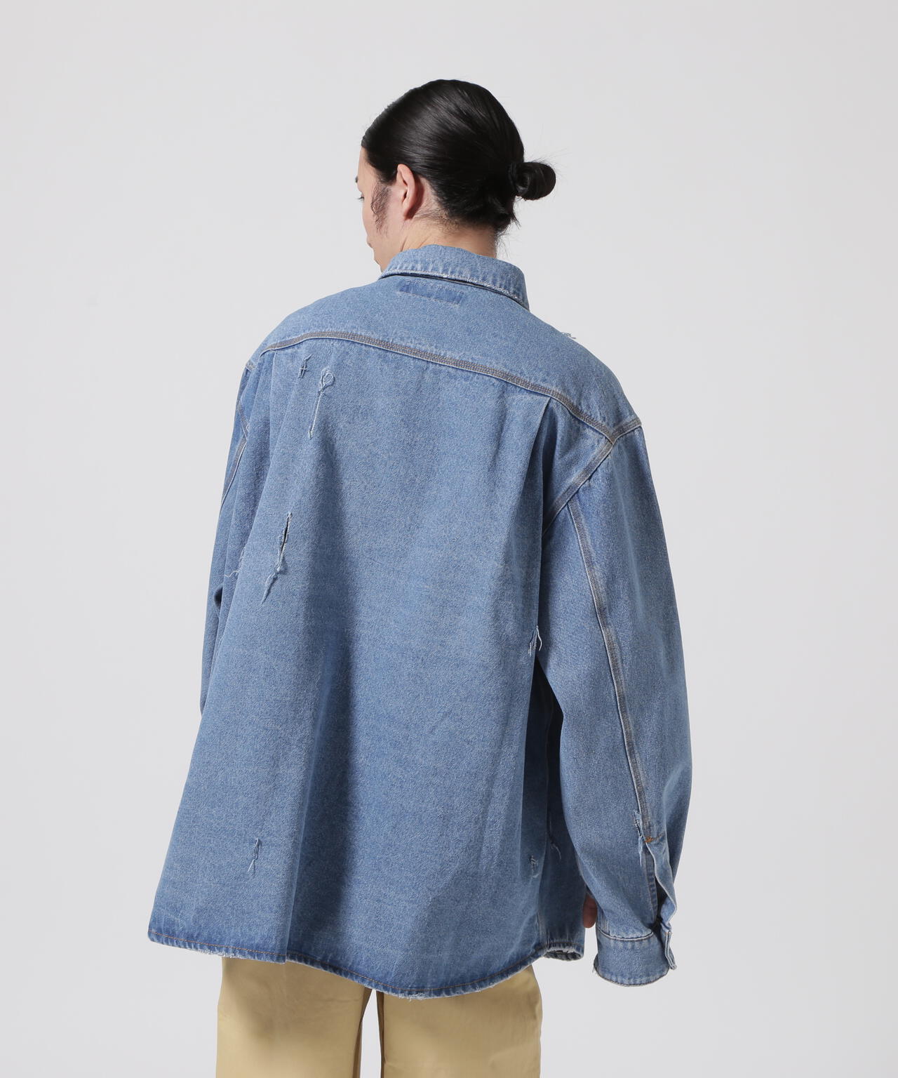 WHITELAND/ホワイトランド/OVER SIZE DENIM SHIRTS | LHP ...