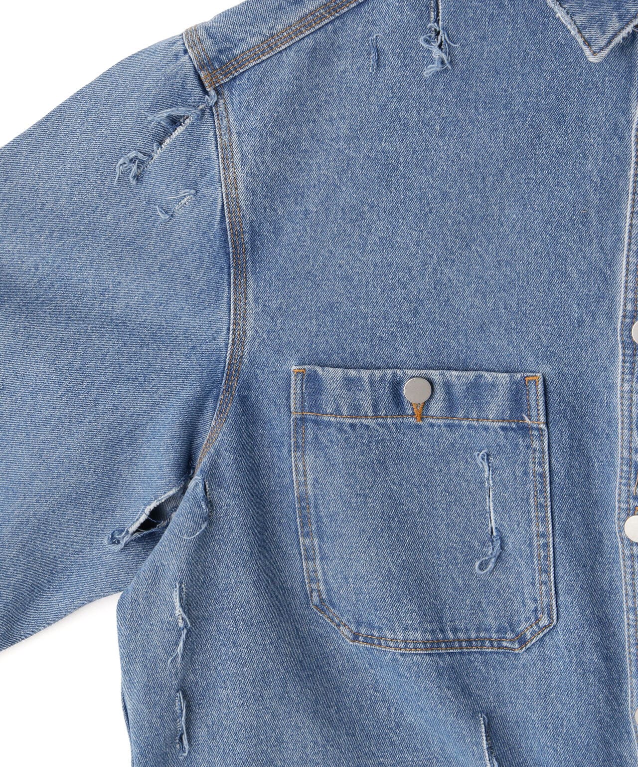 WHITELAND/ホワイトランド/OVER SIZE DENIM SHIRTS