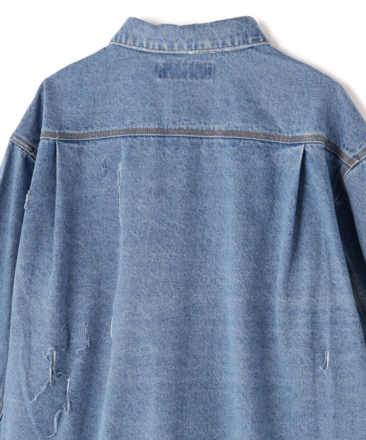 WHITELAND/ホワイトランド/OVER SIZE DENIM SHIRTS