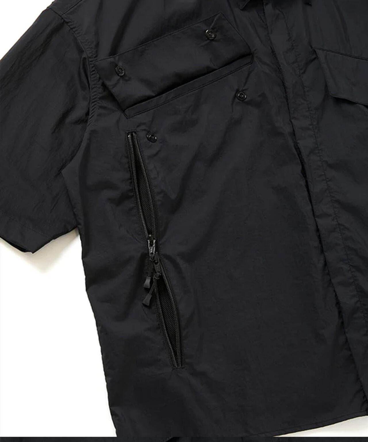 D-VEC/ディーベック/RECYCLED NYLON S/S SHIRT JACKET