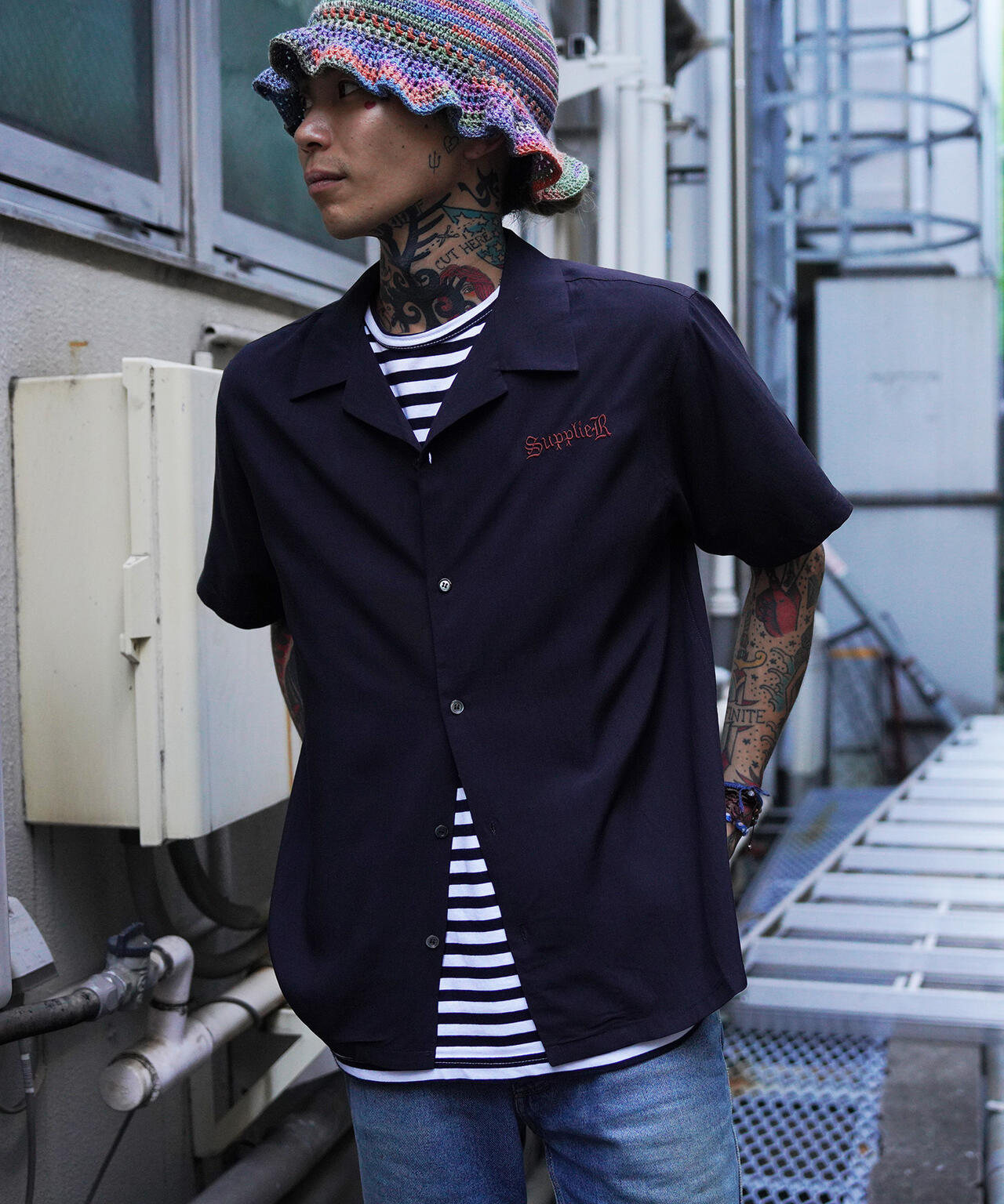 SUPPLIER/サプライヤー/【LHP EXCLUSIVE】CROSS SHIRTS - RED