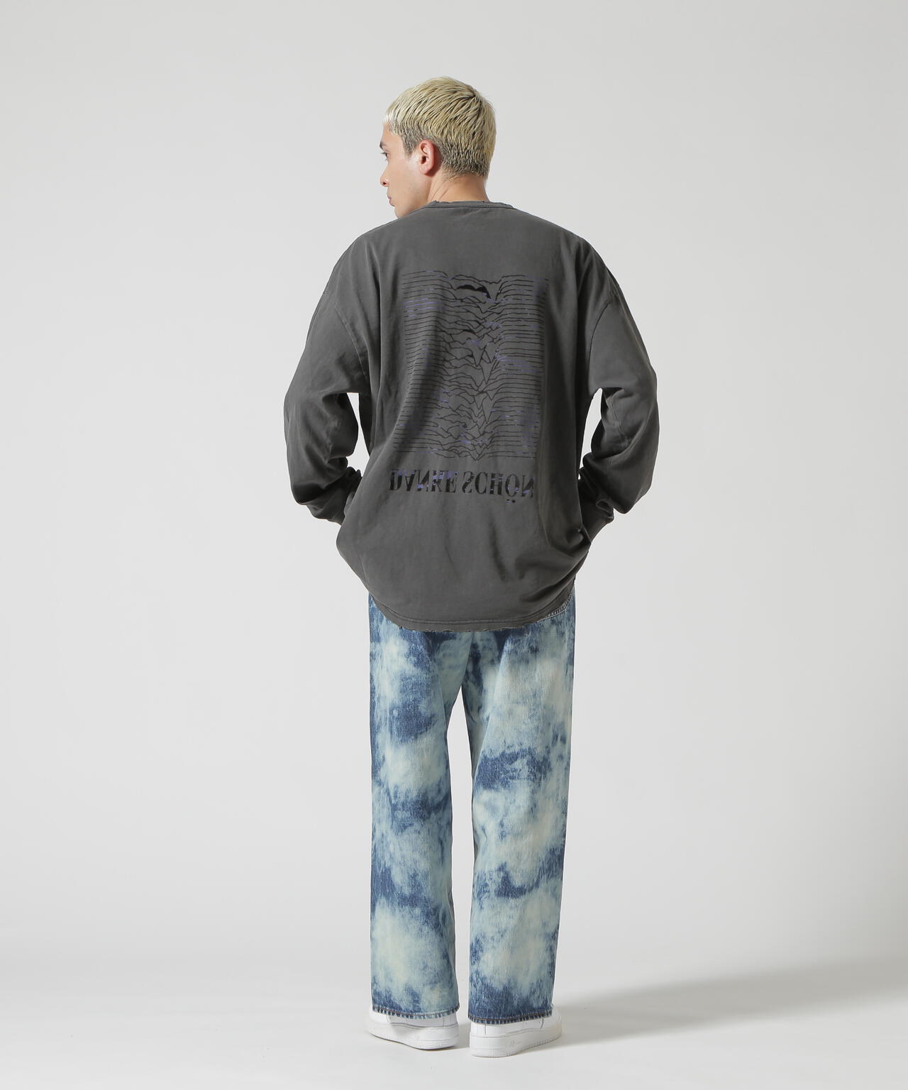 DankeSchon/ダンケシェーン/PIGMENT PULSE LONGSLEEVE TEE/ロンT