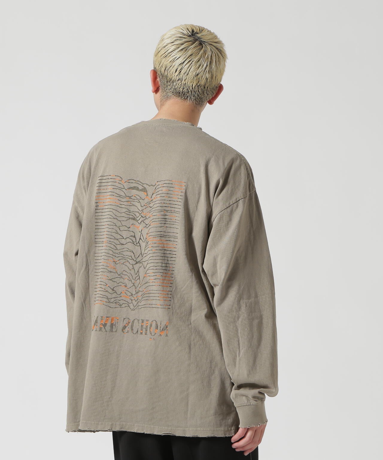 DankeSchon/ダンケシェーン/PIGMENT PULSE LONGSLEEVE TEE/ロンT