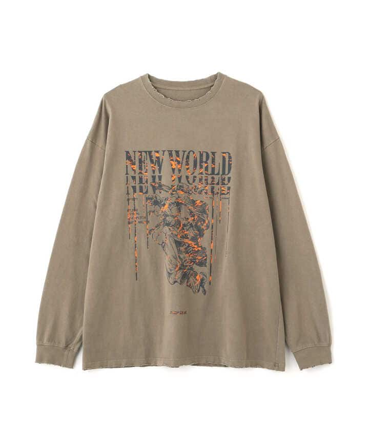 DankeSchon/ダンケシェーン/PIGMENT NEW LONGSLEEVE TEE/ロンT