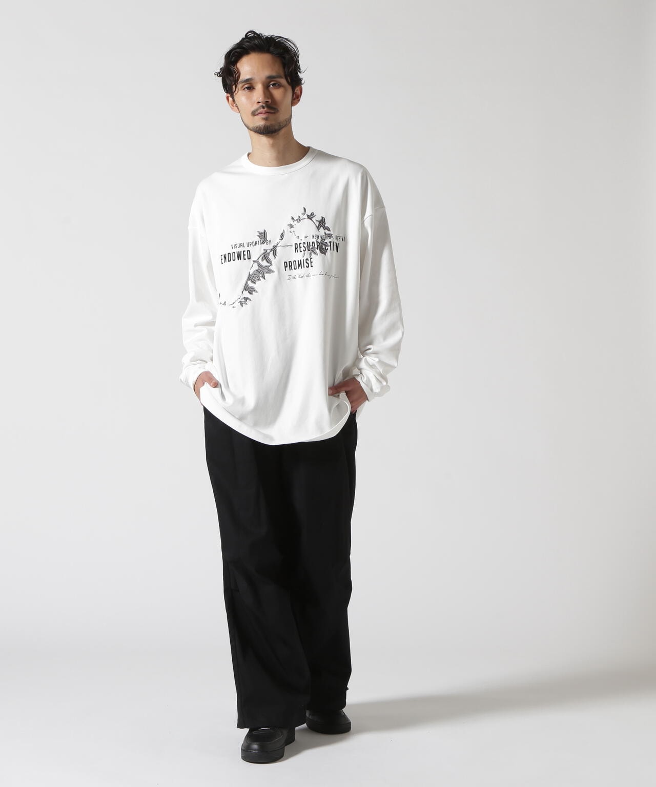 DankeSchon×A4A/ダンケシェーン×エーフォーエーAS WELL L/S TEE