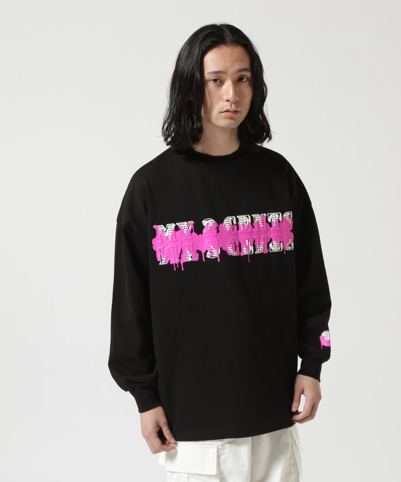 DankeSchon/ダンケシェーン/MY2CENT FOAM RUBBER LONG SLEEVE TEE 