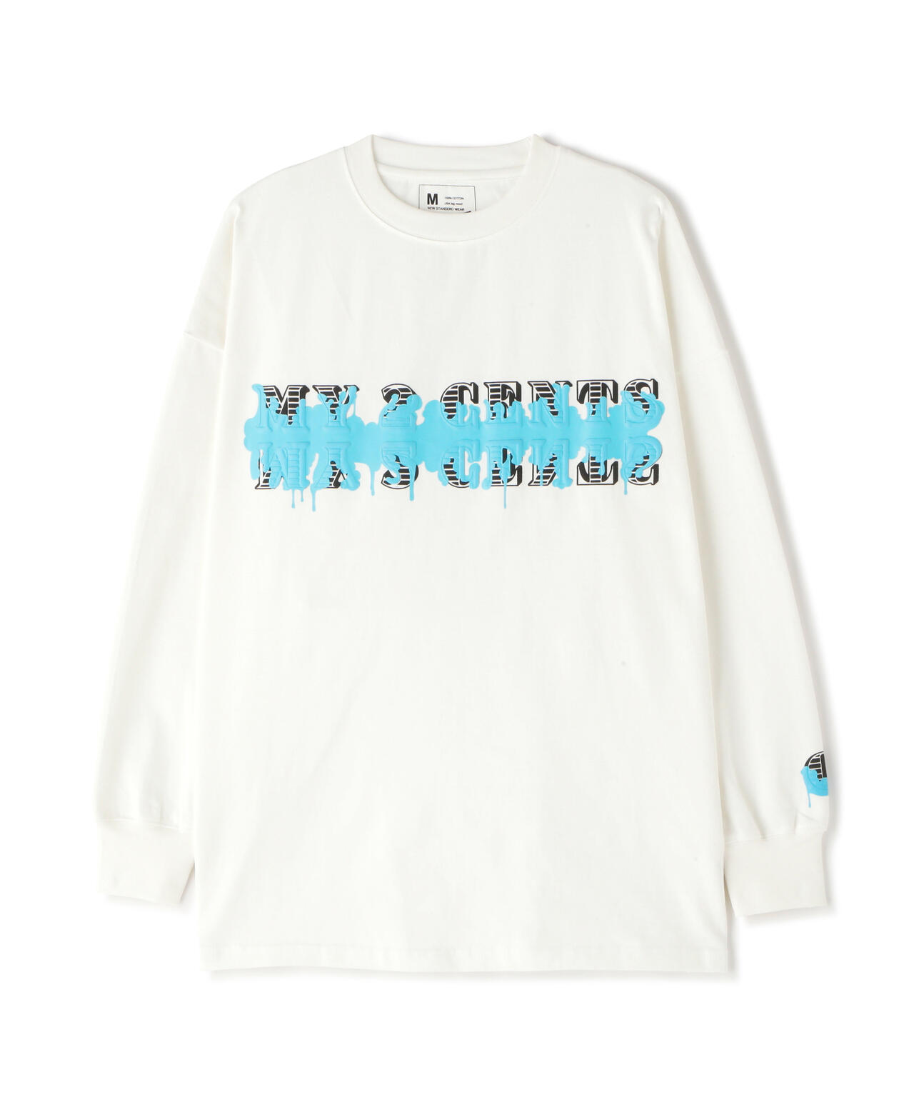 DankeSchon/ダンケシェーン/MY2CENT FOAM RUBBER LONG SLEEVE TEE 