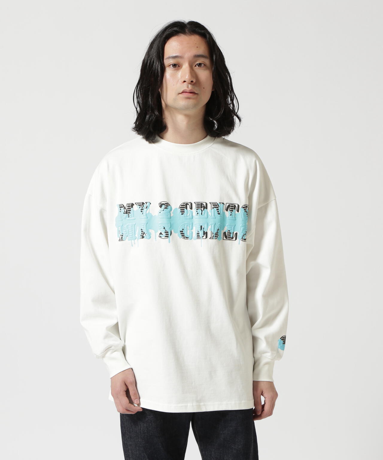 DankeSchon/ダンケシェーン/MY2CENT FOAM RUBBER LONG SLEEVE TEE 