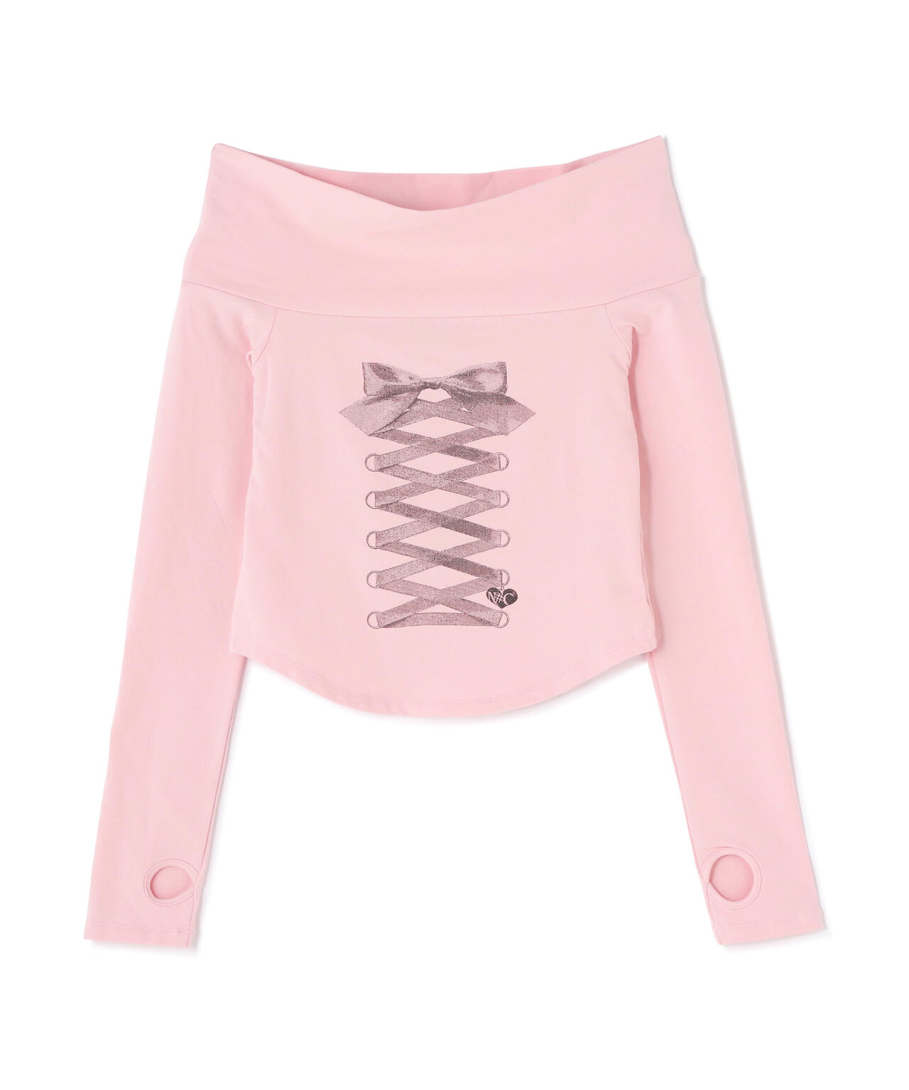 NOFFICIALNOFFICE/ノピショルノピス/RIBBON OFF SHOULDER TOP/オフ 