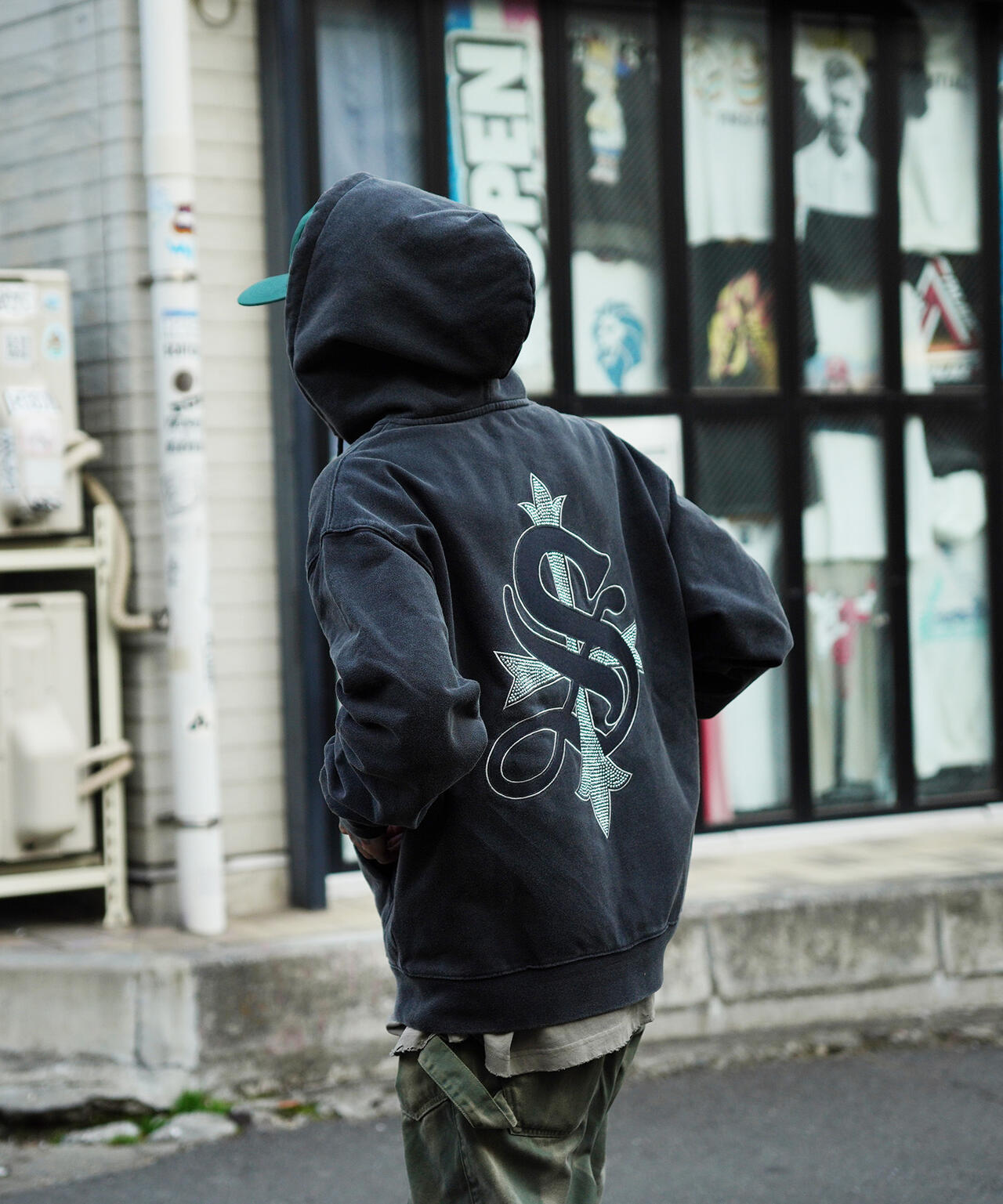 Supplier/EXCLUSIVE STUDS CROSS ZIP HOODIE SILVER | LHP ( エルエイチピー ) | US  ONLINE STORE（US オンラインストア）