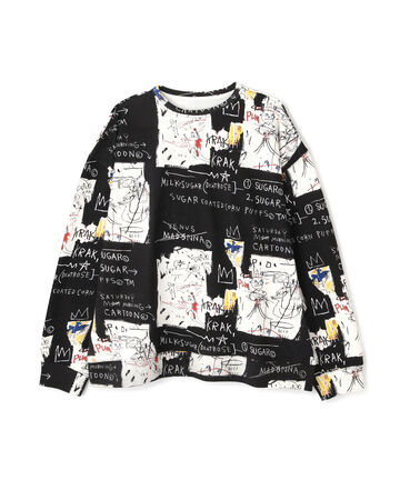 【先行予約 12月上旬-12月中旬入荷予定】DankeSchon/ダンケシェーン/BASQUIAT CREW NECK SWEAT