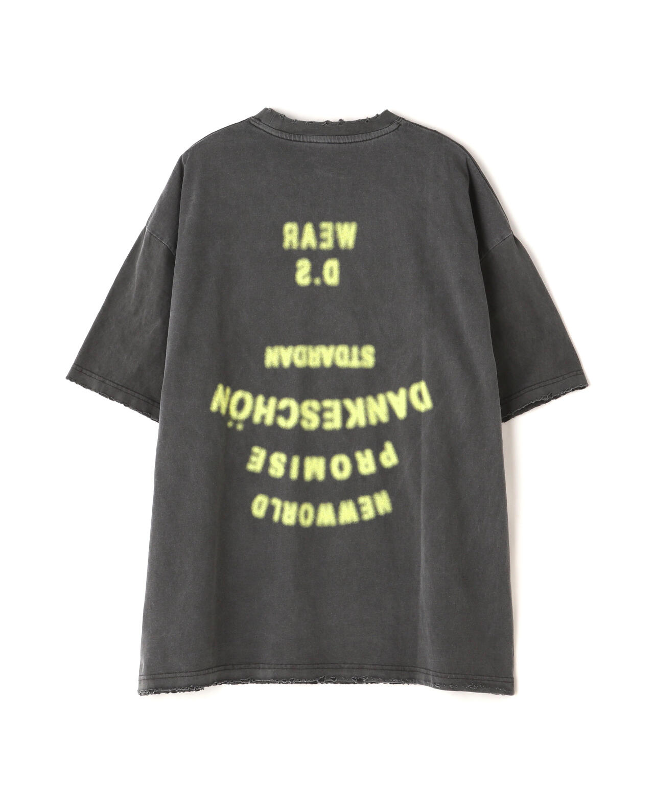 DankeSchon/ダンケシェーン/PIGMENT STENCIL S/S TEE