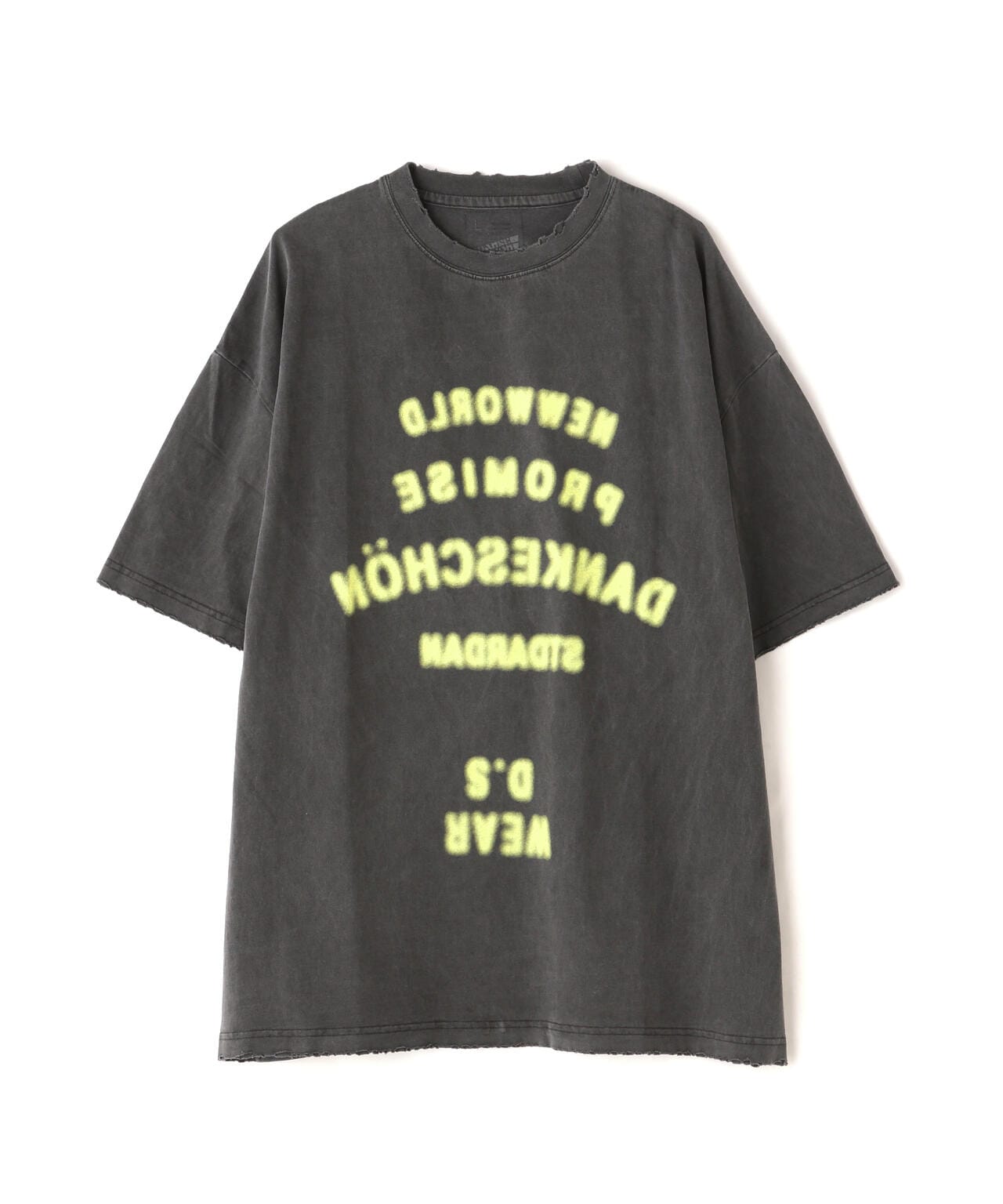 DankeSchon/ダンケシェーン/PIGMENT STENCIL S/S TEE