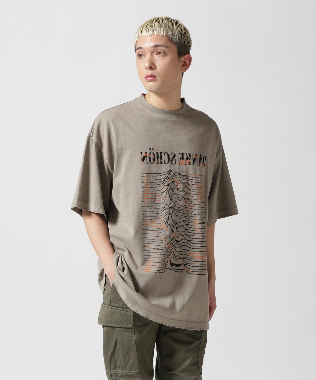 DankeSchon/ダンケシェーン/PIGMENT PULSE S/S TEE