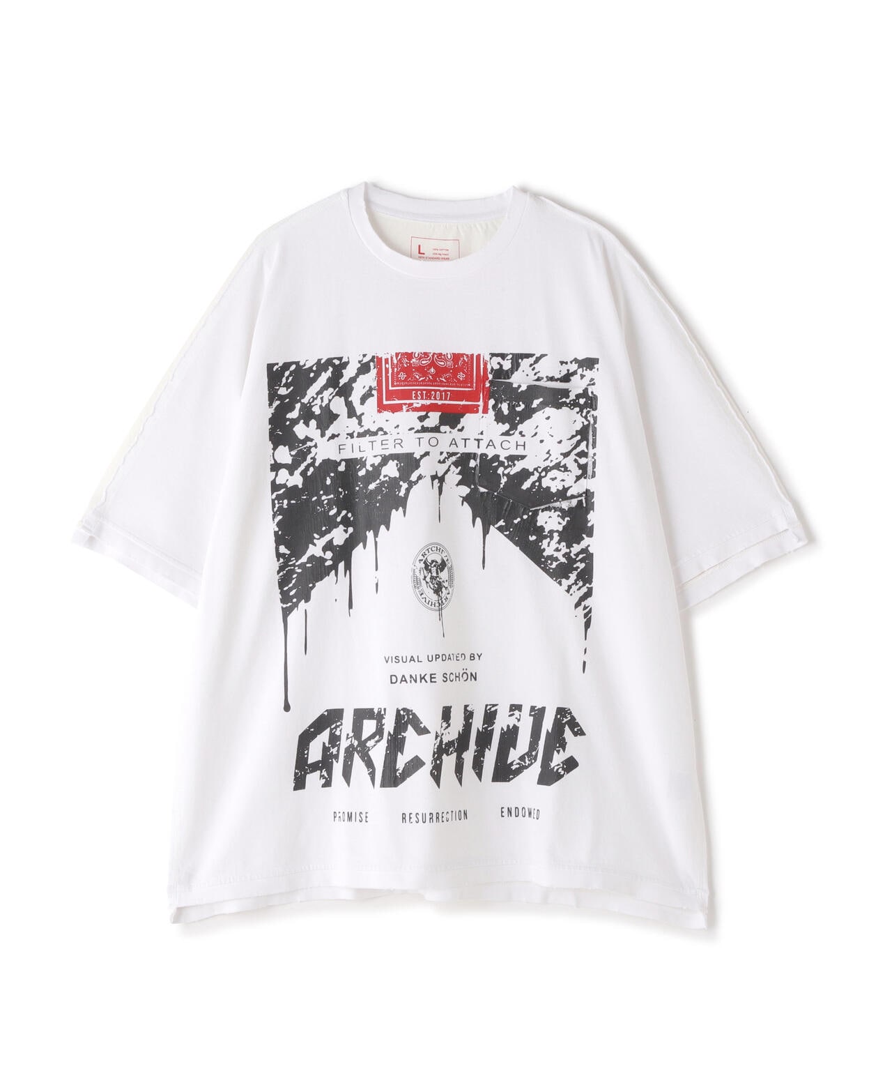 DankeSchon/ダンケシェーン/CIGARETTE DOLMAN S/S Tシャツ