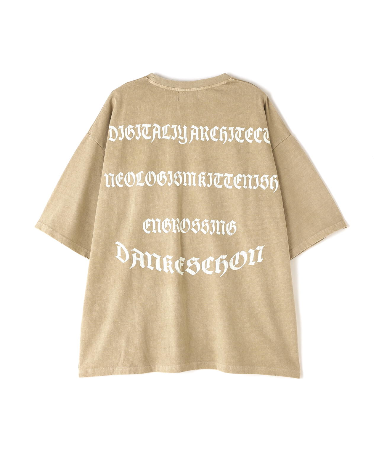 【WEB&DEPOT限定】DankeSchon/活性染LOGO S/S Tee