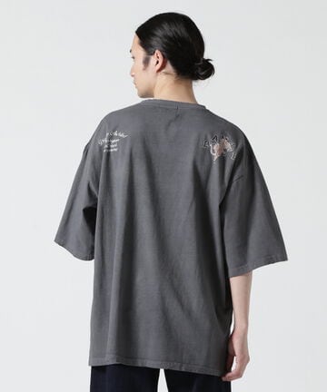 WEB&DEPOT限定/DankeSchon/活性染タイガー S/S Tee