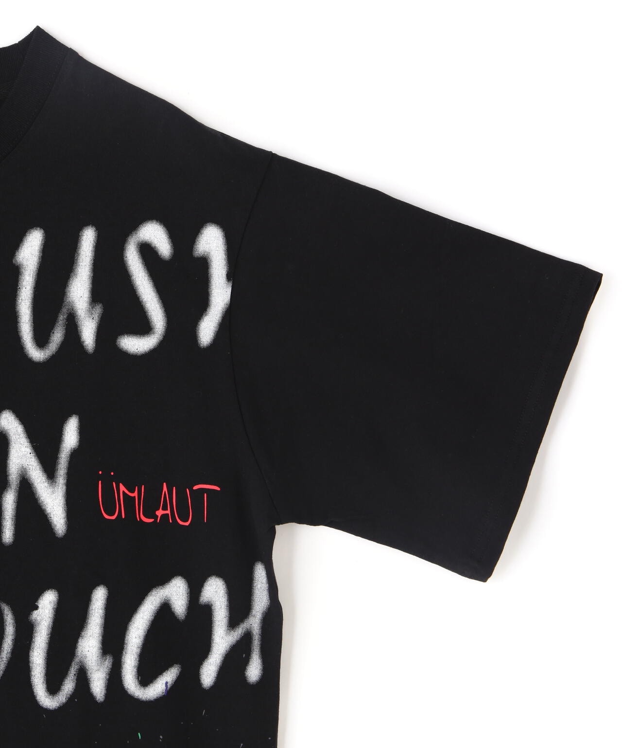 【WEB&DEPOT限定】UMLAUT/ウムラウト/タギング ペイントTEE