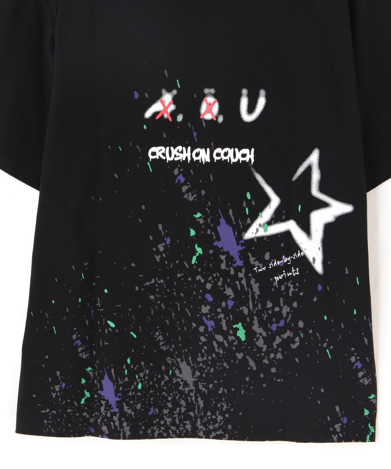 【WEB&DEPOT限定】UMLAUT/ウムラウト/タギング ペイントTEE